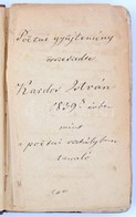 1839 Poétai Osztályos Tanuló Kézzel írt Versgyűjteménye, Benne Vörösmarty, Kazinczy, Bajza, Kisfaludy, Kölcsey és Mások  - Sin Clasificación