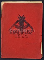 1941 'Krampusz', Diák összeállítás: Vers, Rejtő Jenő-emlékünnep Szövege, Gépirat, Rajz, 4 P. - Unclassified