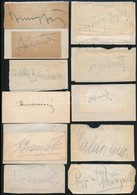 Cca 1920-1945 Autogram Gyűjtemény, Kb. 100 Db Aláírással, Sport, Zene, Színház, Irodalom, Stb. Területekről - Autres & Non Classés