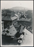 Cca 1935 Kinszki Imre (1901-1945) Budapesti Fotóművész Hagyatékából Jelzés Nélküli, Vintage Fotó (Háztetők), 8,7x6,2 Cm - Sonstige & Ohne Zuordnung