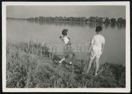 1936 Január 19. Kinszki Gábor és Barátnője, Kinszki Imre (1901-1945) Budapesti Fotóművész  Jelzés Nélküli Vintage Fényké - Sonstige & Ohne Zuordnung