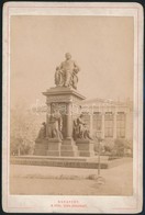 Cca 1900 Budapest, Széchenyi Tér A Deák-szoborral, Keményhátú Fotó Alois Beer Műterméből, 16,5×11 Cm - Otros & Sin Clasificación