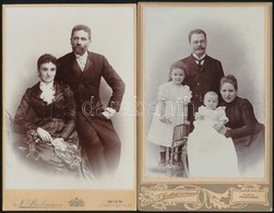Cca 1880-1900 11 Db Kabinetfotó, Benne Több Katonai Is - Sonstige & Ohne Zuordnung