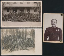 Cca 1900-1915 3 Db Katonai Fotó - Otros & Sin Clasificación