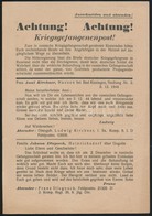 1944 Német Nyelvű Szovjet Röplap - Other & Unclassified