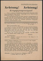 1944 Német Nyelvű Szovjet Röplap - Sonstige & Ohne Zuordnung