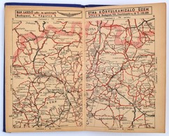 1939 Magyarország új Autótérképe. Egészvászon Kötésben. - Andere & Zonder Classificatie
