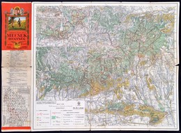 1929 A Mecsek-hegység, Kirándulók Térképe 20/a, Kiadja: Magyar Királyi Állami Térképészet,  48×55 Cm - Altri & Non Classificati