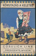 Cca 1930 Körutazás A Keletre. Cosulich Line Hajótársaság Ismertetője - Andere & Zonder Classificatie