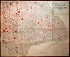 1940 Erdélynek és Magyarország Keleti Részeinek Néprajzi Térképe 1910-ben, 1:500000, Bp., Magyar Statisztikai Társaság Á - Sonstige & Ohne Zuordnung