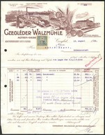 1913 Ceglédi Gőzmalom Fejléces Számla - Zonder Classificatie