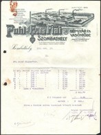 1930 Pohl E és Fiai Szombathely. Gépgyár Fejléces Számla - Non Classificati