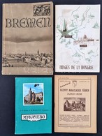 Cca 1930-1950 4 Db Magyar és Külföldi Utazási Reklám Nyomtatvány, Városbemutató Kiadvány - Non Classificati