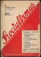 1938 A Szocializmus C. Folyóirat XXVIII. évf 1. Száma - Zonder Classificatie