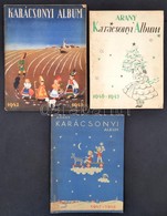 1942-1948 Arany Karácsonyi Album 1942/1943, 1946/1947, 1947/1948. Bárd-Rózsavölgyi. Papírkötésben, és Spirálozott Papírk - Non Classés