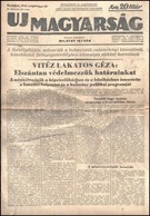 1944 Új Magyarország XI. évfolyamának 216. Száma, Címlapon Vitéz Lakatos Géza Nyilatkozatával, 10p - Non Classés