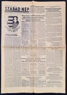 1956 A Szabad Nép, Az MDP Központi Lapja 14. évf. 297. Lapszáma (okt. 29.), érdekes Aktuális Hírekkel - Sin Clasificación