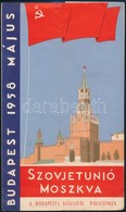 1958 Szovjetunió/Moszkva, A Budapesti Kiállítás Pavilonjának Térképes Ismertetője - Sin Clasificación