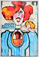 1980 Sándor Margit (1927-): Joseph Andrews, Filmplakát, Hajtott, 56×39 Cm - Andere & Zonder Classificatie