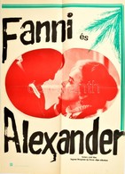 1985 Fanni és Alexander Svéd Film Plakátja, Hajtott, 56×39 Cm - Sonstige & Ohne Zuordnung