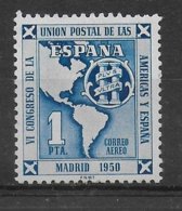 ESPAGNE - POSTE AERIENNE YVERT N° 248 * MLH (CHARNIERE QUASI INVISIBLE) - COTE = 7 EUR. - Nuovi