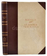 Madách Imre: Az Ember Targédiája. Zichy Mihály Egészoldalas Illusztrációival. Bp., 1958, Magyar Helikon. Kiadói Félbőr-k - Unclassified