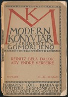 Reinitz Béla: Dalok Ady Endre Verseire. (Új Dalsorozat.) Modern Könyvtár 31-33. Bp.,1911, Politzer Zsigmond és Fia,IV+2+ - Non Classés