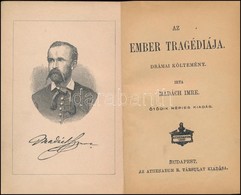 Madách Imre: Az Ember Tragédiája. Drámai Költemény. Ötödik Népies Kiadás. Bp., é.n., Athenaeum, 1 T.+194+2 P. Kiadói Egé - Unclassified