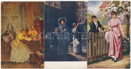 ** * 44 Db Régi Művészlap, Főleg Hölgyek / 44 Pre-1945 Art Postcards, Mainly Ladies Motive - Non Classés