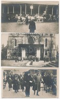 ** 20 Db Régi Vágott Fotó Képeslap IV. Károly Koronázásáról / 20 Pre-1945 Cut Photo Postcards Of The Coronation Of Charl - Ohne Zuordnung