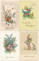 ** * 18 Db Régi Húsvéti üdvözlőlap, Közte Modernek Is / 18 Pre-1945 Easter Greeting Cards, Among Them Modern Cards Also - Ohne Zuordnung