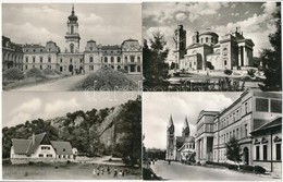 ** * Kb. 355 Db MODERN Magyar Fekete-fehér Városképes Lap / Cca. 355 MODERN Hungarian Black And White Town-view Postcard - Unclassified