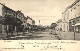 T2/T3 1905 Balassagyarmat, Fő Utca, Városháza, Fischer üzlete (EK) - Ohne Zuordnung