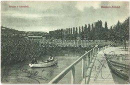 T2/T3 1907 Balatonalmádi, Kikötő, Stég, Csónak. Kiadja Pethe Viktor (EK) - Unclassified