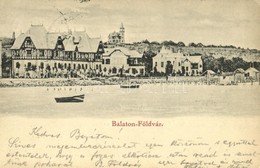 T2 1901 Balatonföldvár, Nyaralók, Villák, Fürdőzők - Non Classés