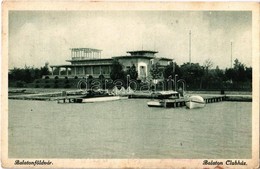 T2/T3 1925 Balatonföldvár, Balaton Clubház, Motorcsónak (fl) - Ohne Zuordnung