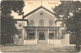 * T3 1911 Balatonfüred, Színház. Kiadja Grüner Simon (kopott Sarkak / Worn Corners) - Sin Clasificación