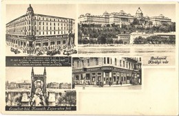 ** T2/T3 Budapest, Királyi Vár, Dörge Frigyes Bank Rt. Reklám, Erszébet Híd, Kossuth Lajos Utca - Unclassified