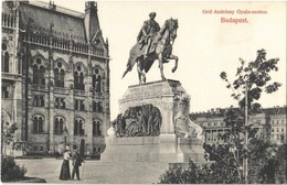 ** T2 Budapest V. Gróf Andrássy Gyula Szobor, Parlament. Divald Károly 1691-1908. - Ohne Zuordnung