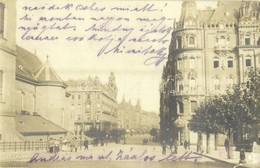 T2 1916 Budapest V. Erzsébet Híd Pesti Hídfő A Belvárosi Nagyboldogasszony Főplébánia Templommal. Photo - Sin Clasificación