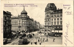 T2 1906 Budapest VIII. Kerepesi út és József Körút Keresztezése (Blaha Lujza Tér), Kartschmaroff A. Féle Drogéria (gyógy - Ohne Zuordnung