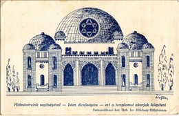 ** T2/T3 Budapest XVIII. Pestszentlőrinci Autonóm Orthodox Izraelita Hitközség Elöljárósága által Tervezett Zsinagóga. H - Unclassified