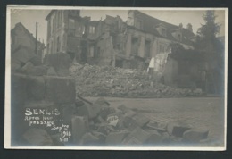 Senlis Après Leur Passage Septembre 1914, Cpa Photo - Vab 53 - Guerra 1914-18