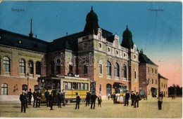 T2 1917 Szeged, Vasútállomás Villamossal - Ohne Zuordnung