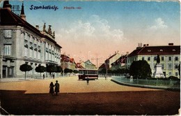 T2/T3 1916 Szombathely, Püspök Vár, Püspöki Palota, Villamos (EK) - Ohne Zuordnung