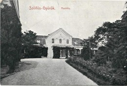 ** Szőlősgyörök, Szőllős-Györök - 2 Db Régi Képeslap: Jankovics Kúria, Kastély, Kápolna / 2 Pre-1945 Postcards: Castle,  - Unclassified