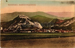 T2/T3 1910 Barcarozsnyó, Rozsnyó, Rosenau, Rasnov; Burg / Barcarozsnyó Vára. Phot. Verlag G. Gutt / Cetatea Rasnov / Cas - Ohne Zuordnung