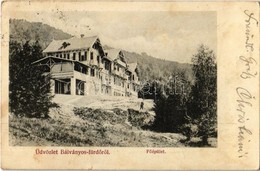 T2/T3 1913 Bálványosfürdő, Baile Balvanyos (Torja, Turja, Turia); A Fürdő Főépülete. Kiadja Divald Károly Fia / Spa, Bat - Non Classés