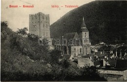 * T3 Brassó, Kronstadt, Brasov; Fekete Templom és Fekete Torony. Kiadja Grünfeld Samu 361. / Totalansicht / Biserica Nea - Non Classés