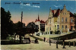 * T2/T3 Brassó, Kronstadt, Brasov; Postarét / Postwiese / Livada Postei / Street View, Villa - Képeslapfüzetből / From P - Sin Clasificación